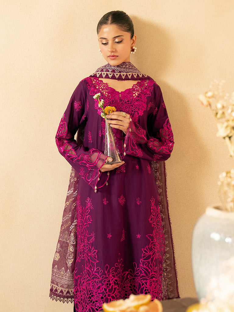 Rajbari | Jahaan Premium Festive Lawn | NORA (Jahan) 6-B - Official Rajbari stockist in UK - Sakeena London