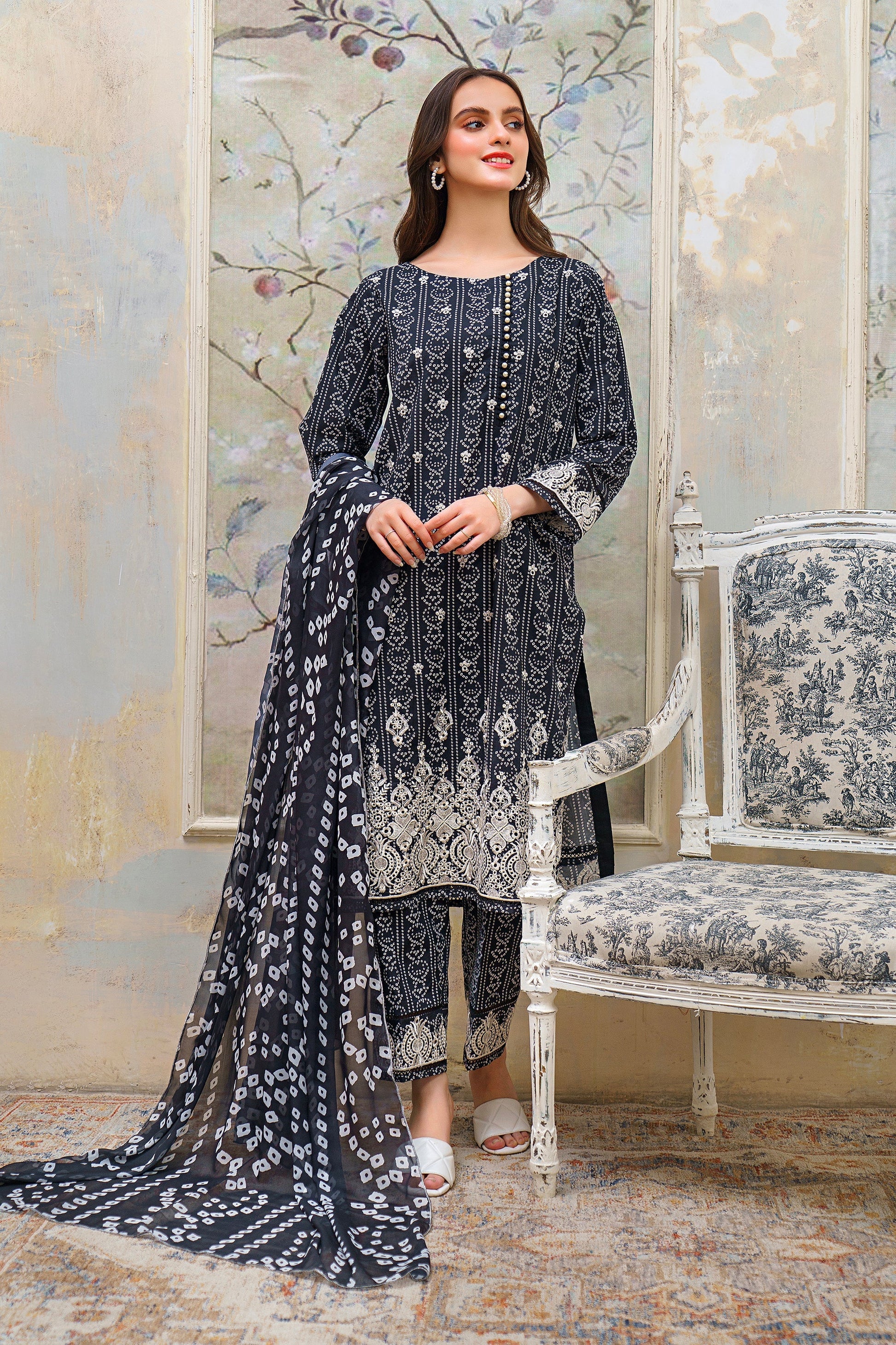 Hana | Floral Symphony | Black Twist - Official Hana stockist in UK - Sakeena London