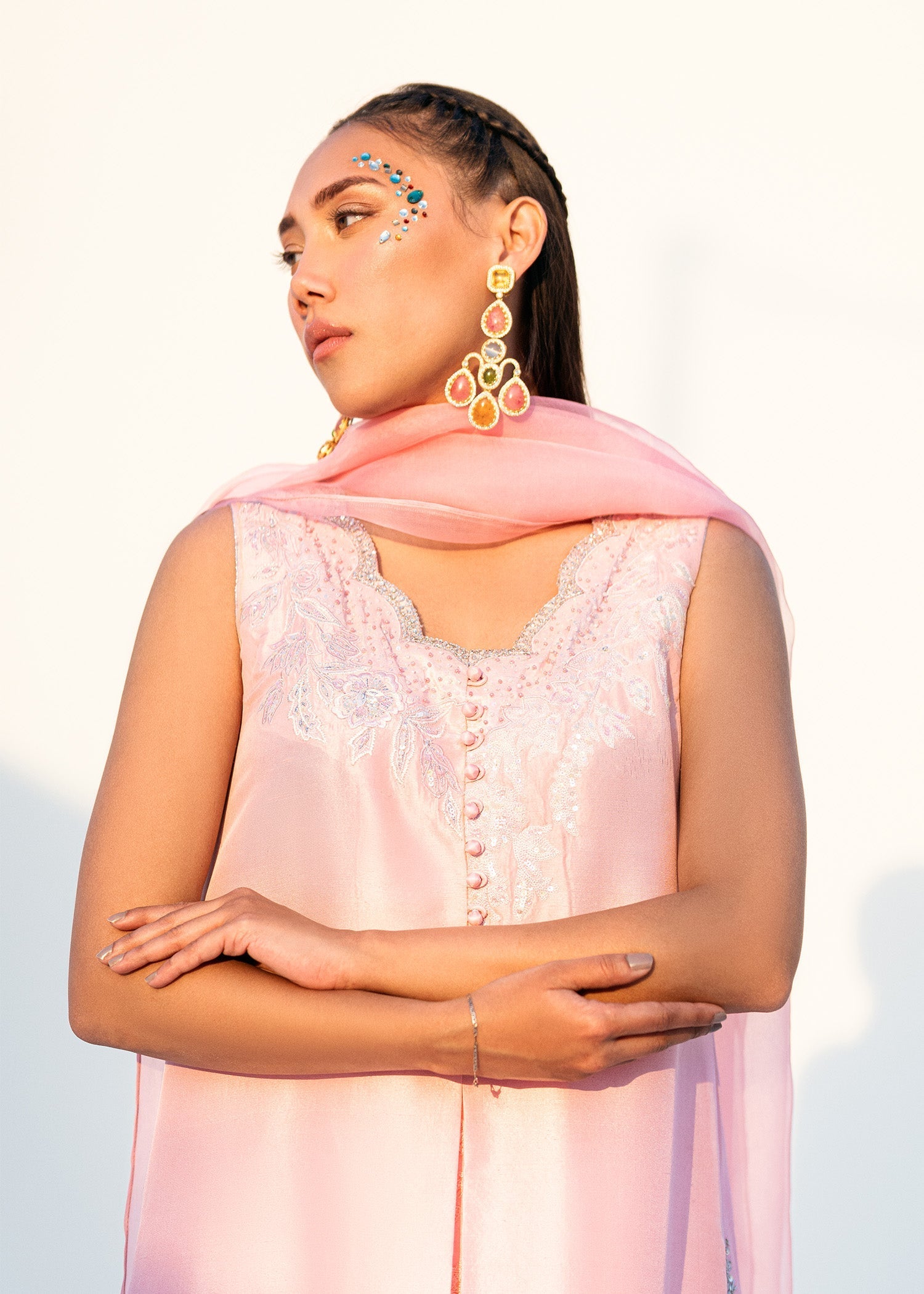 Umsha | Confetti 25 | SEQUINED BREEZE - Official Umsha stockist in UK - Sakeena London