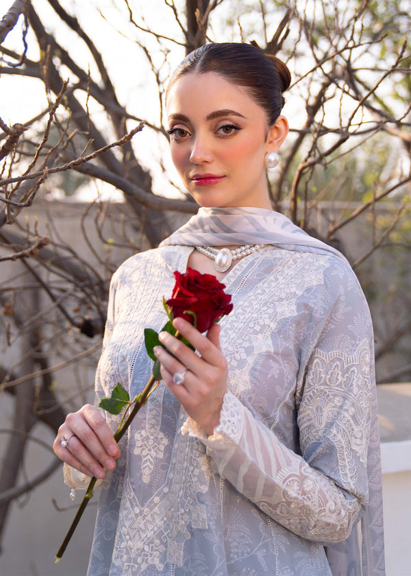 Myeesha | Lamhay Luxury Lawn 25 | Aabroo - Official Myeesha stockist in UK - Sakeena London