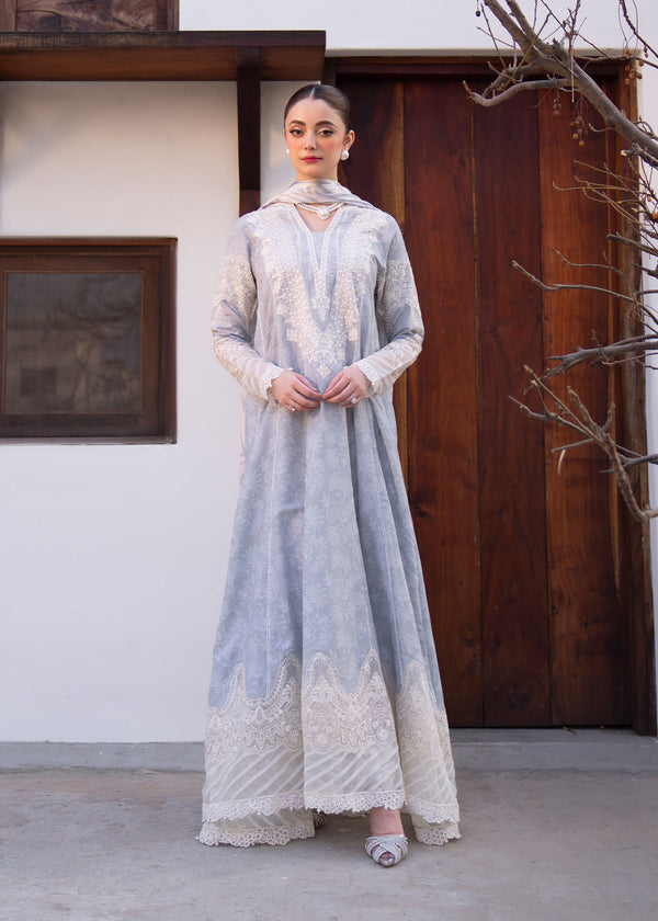 Myeesha | Lamhay Luxury Lawn 25 | Aabroo - Official Myeesha stockist in UK - Sakeena London