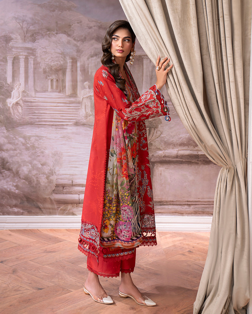 Roheenaz | Aezel Embroidered Cambric | Lyrah - Official Roheenaz stockist in UK - Sakeena London