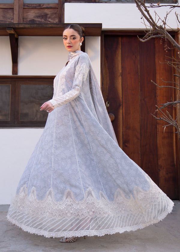 Myeesha | Lamhay Luxury Lawn 25 | Aabroo - Official Myeesha stockist in UK - Sakeena London