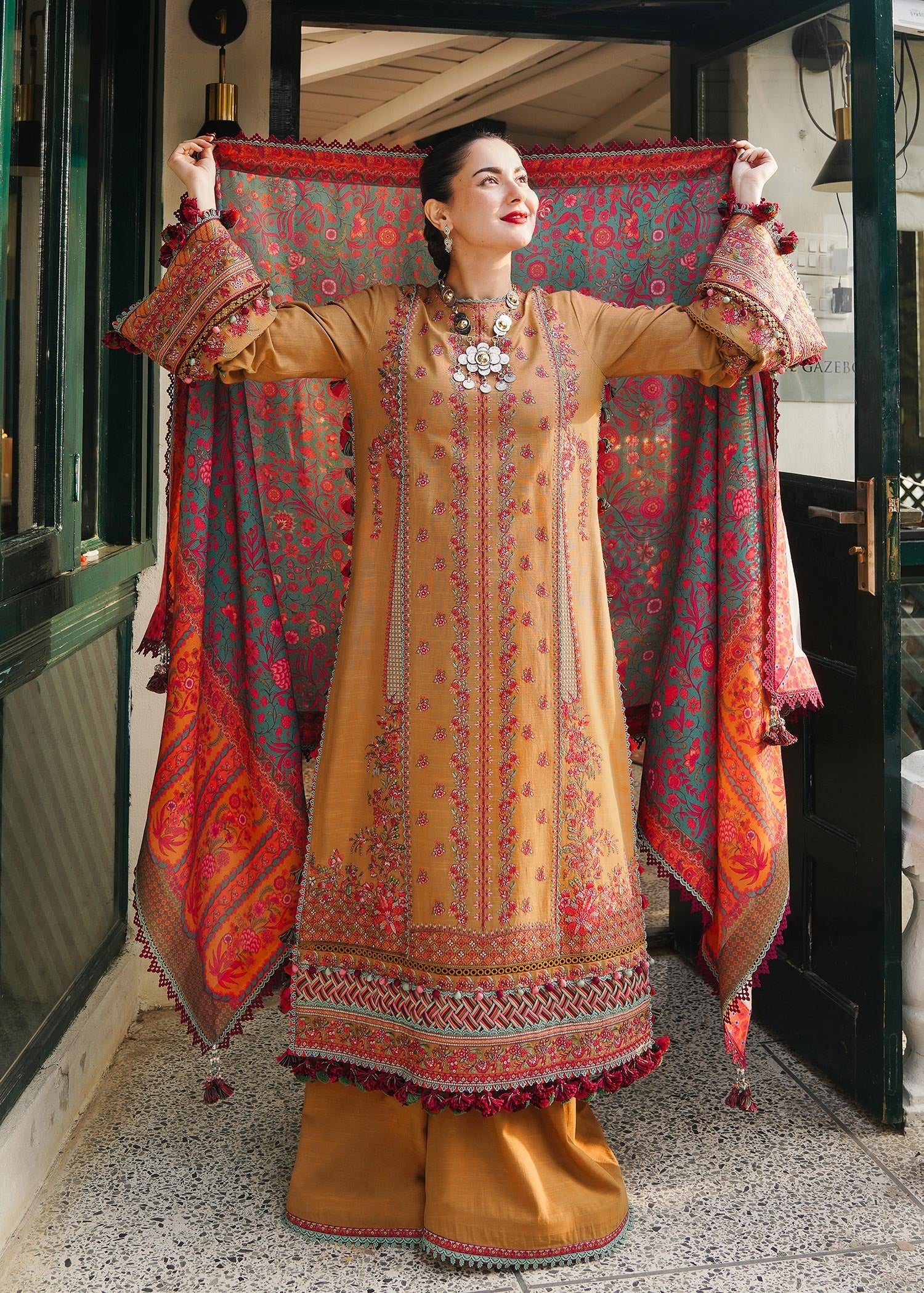 Hussain Rehar | Winter Shawl 24 | Horain - Official Hussain Rehar stockist in UK - Sakeena London