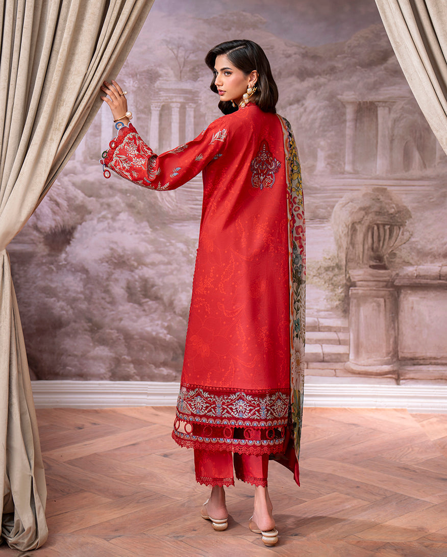 Roheenaz | Aezel Embroidered Cambric | Lyrah - Official Roheenaz stockist in UK - Sakeena London