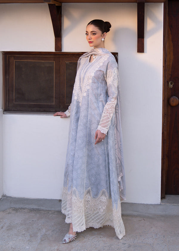 Myeesha | Lamhay Luxury Lawn 25 | Aabroo - Official Myeesha stockist in UK - Sakeena London