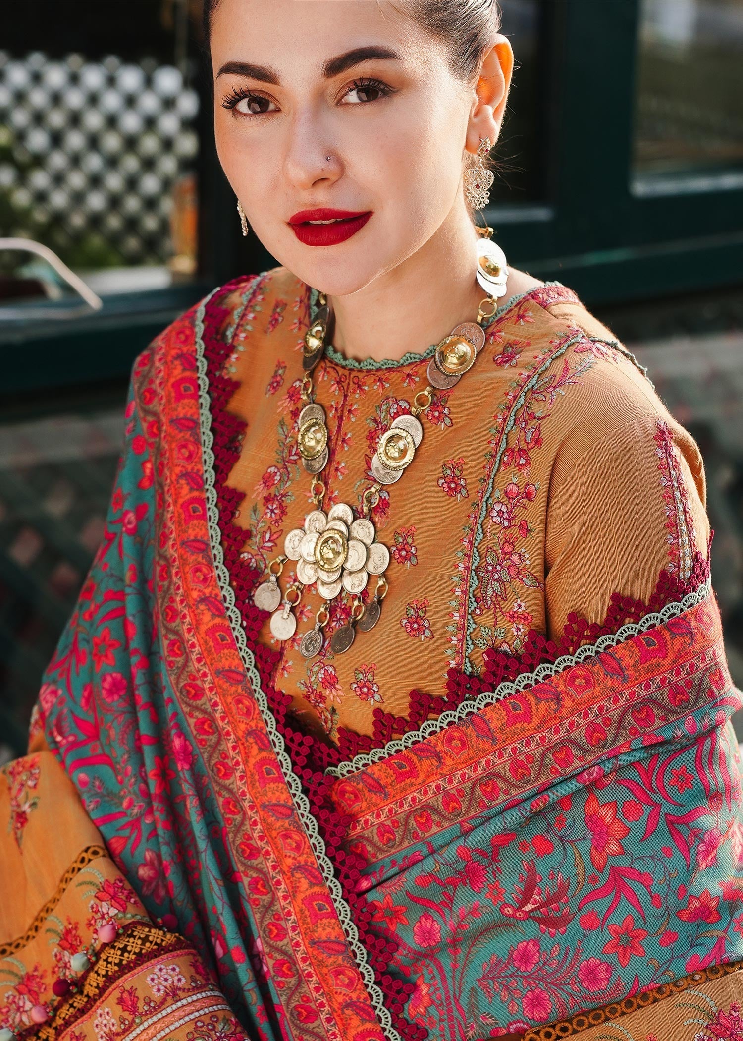 Hussain Rehar | Winter Shawl 24 | Horain - Official Hussain Rehar stockist in UK - Sakeena London