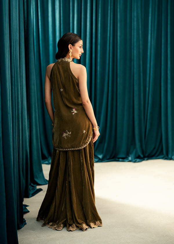 Umsha | Velvet Code | Olive Whisper - Official Umsha stockist in UK - Sakeena London