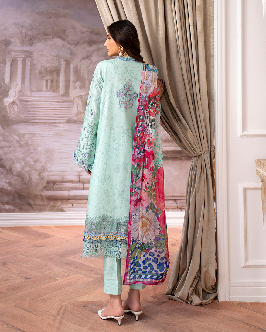 Roheenaz | Aezel Embroidered Cambric | Avira - Official Roheenaz stockist in UK - Sakeena London
