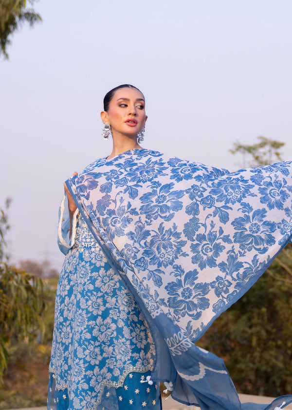 Myeesha | Lamhay Luxury Lawn 25 | Zarposh - Official Myeesha stockist in UK - Sakeena London