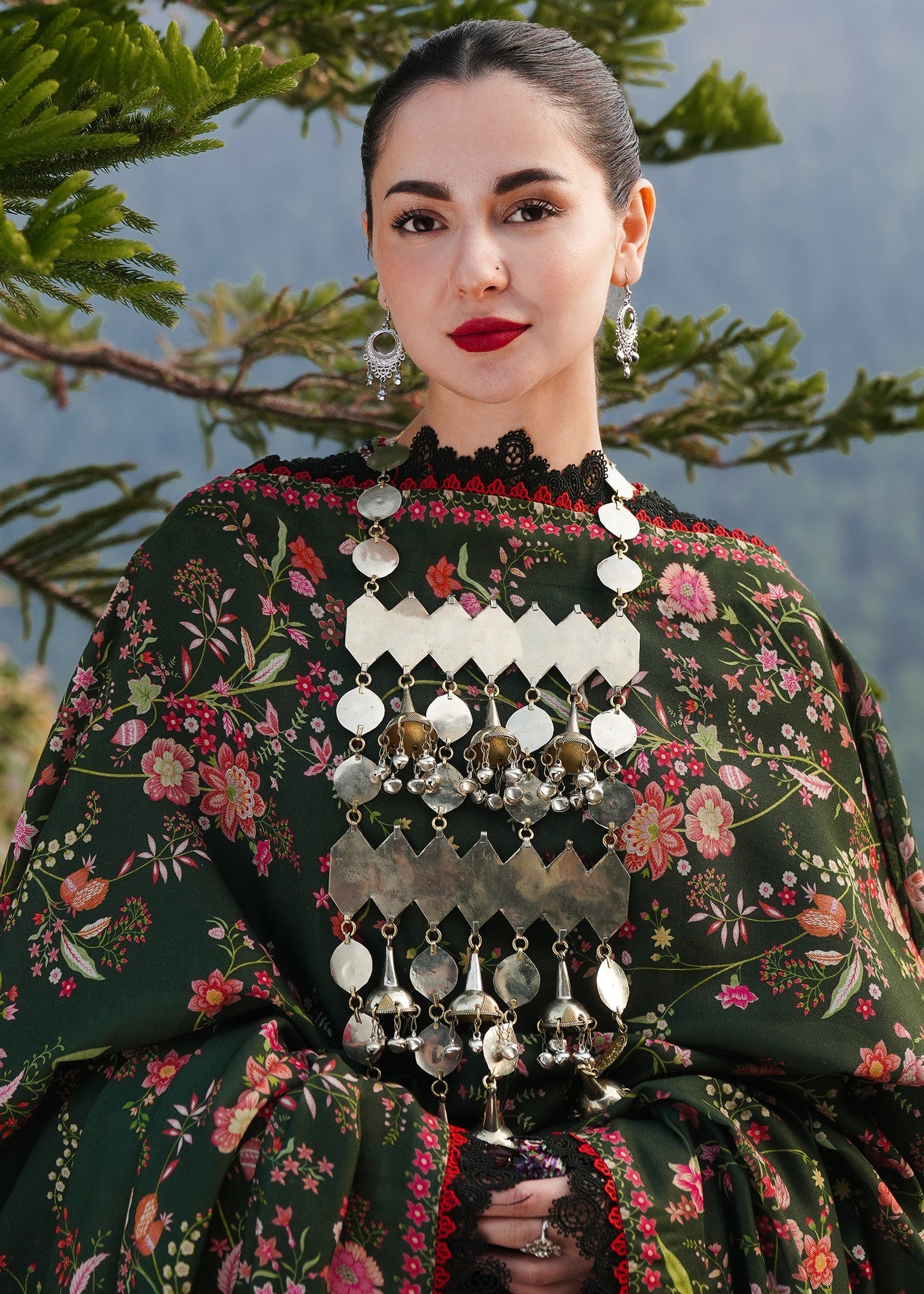 Hussain Rehar | Winter Shawl 24 | Zobia - Official Hussain Rehar stockist in UK - Sakeena London