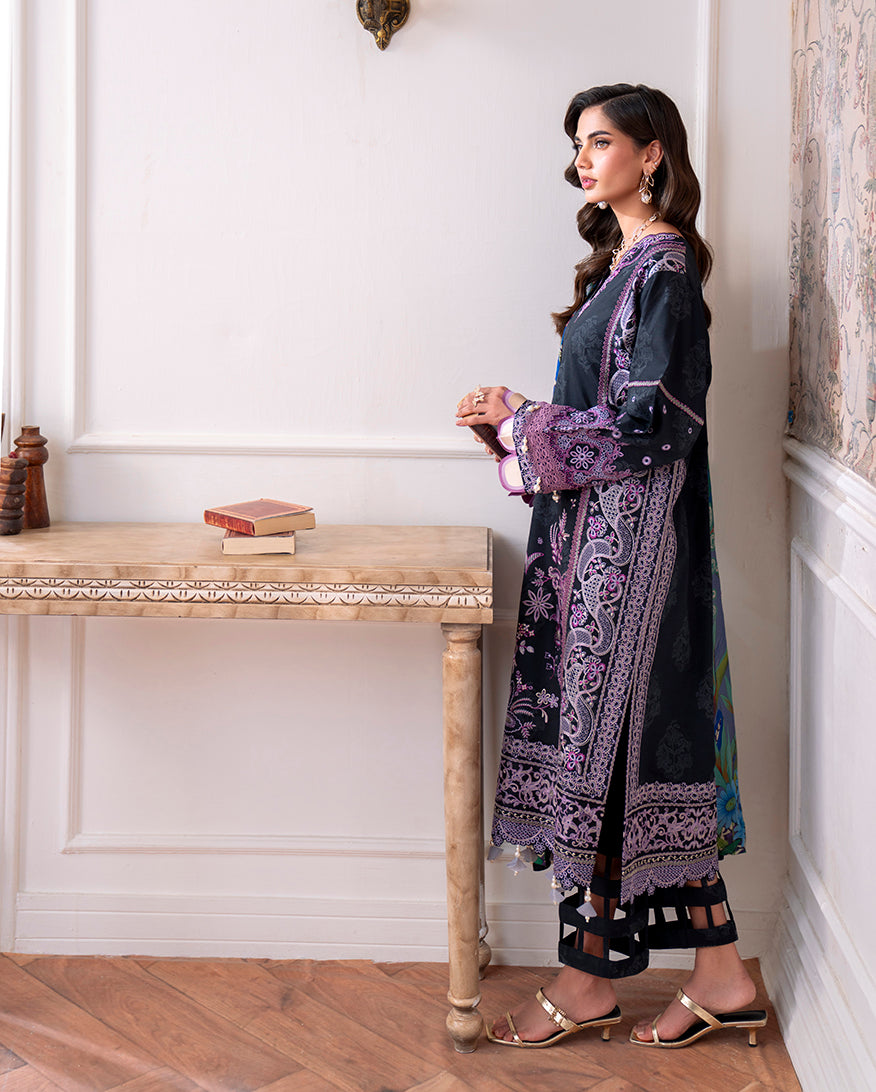 Roheenaz | Aezel Embroidered Cambric | Emera - Official Roheenaz stockist in UK - Sakeena London