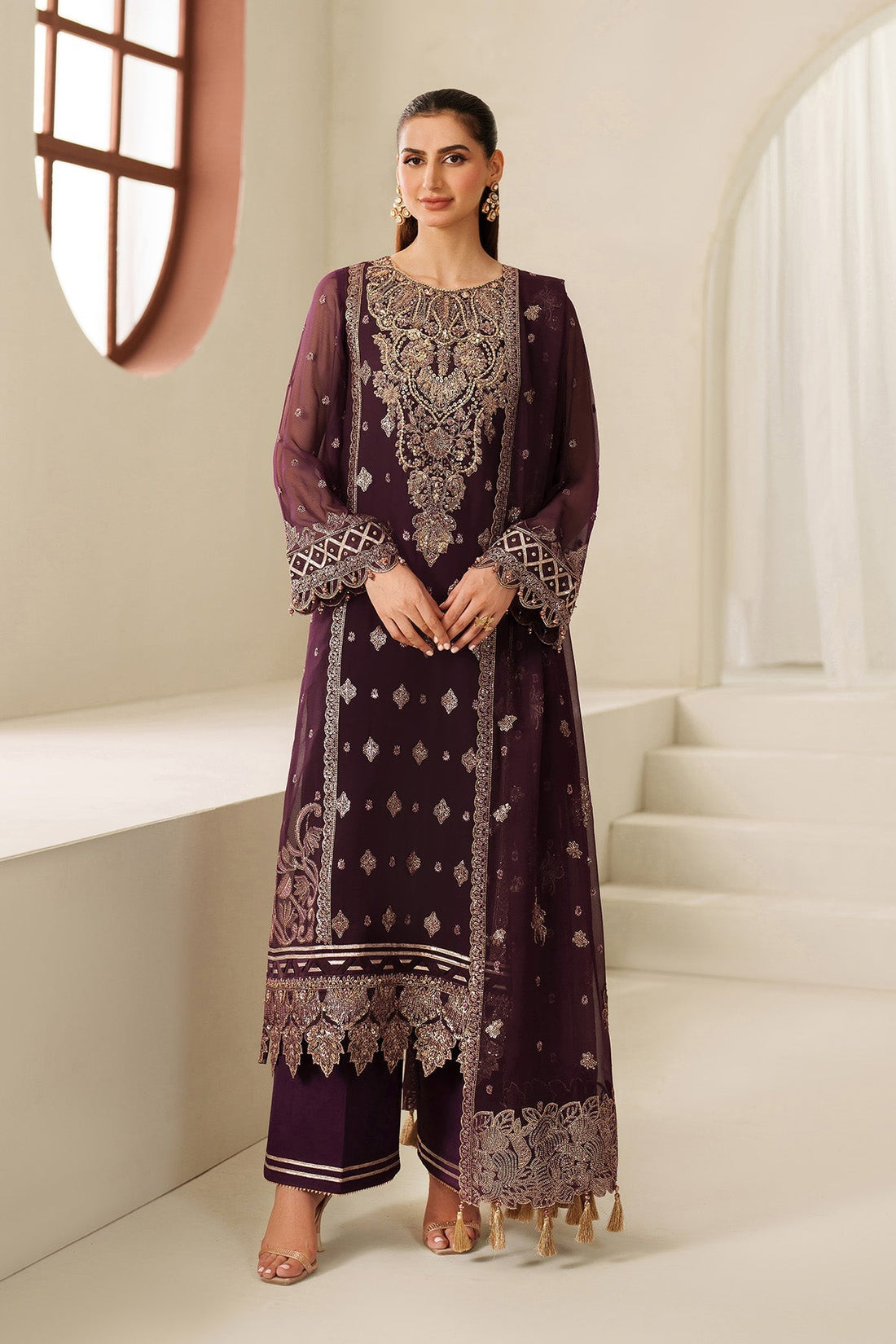 Alizeh | Reena Handmade 25 | AF-HM-4053-Tehwar - Official Alizeh stockist in UK - Sakeena London