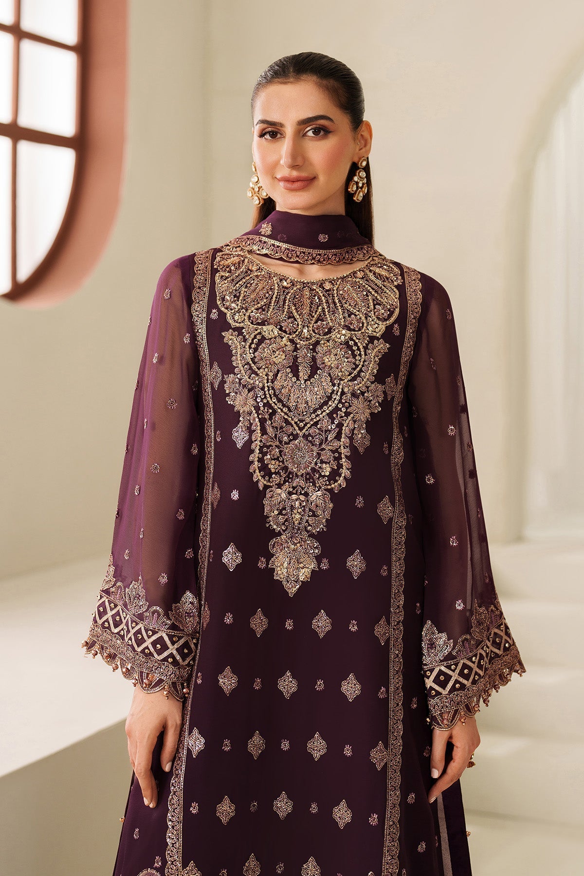 Alizeh | Reena Handmade 25 | AF-HM-4053-Tehwar - Official Alizeh stockist in UK - Sakeena London