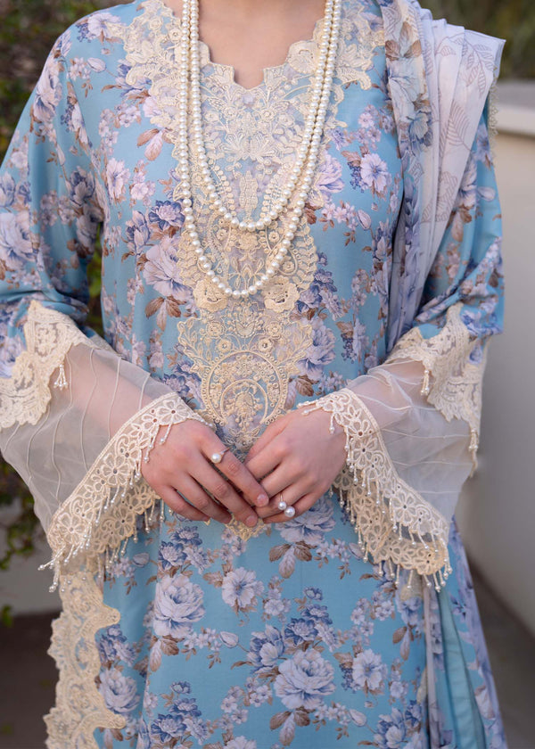 Myeesha | Lamhay Luxury Lawn 25 | Shabnam - Official Myeesha stockist in UK - Sakeena London