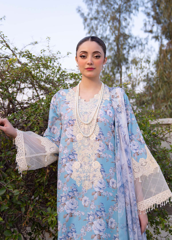 Myeesha | Lamhay Luxury Lawn 25 | Shabnam - Official Myeesha stockist in UK - Sakeena London
