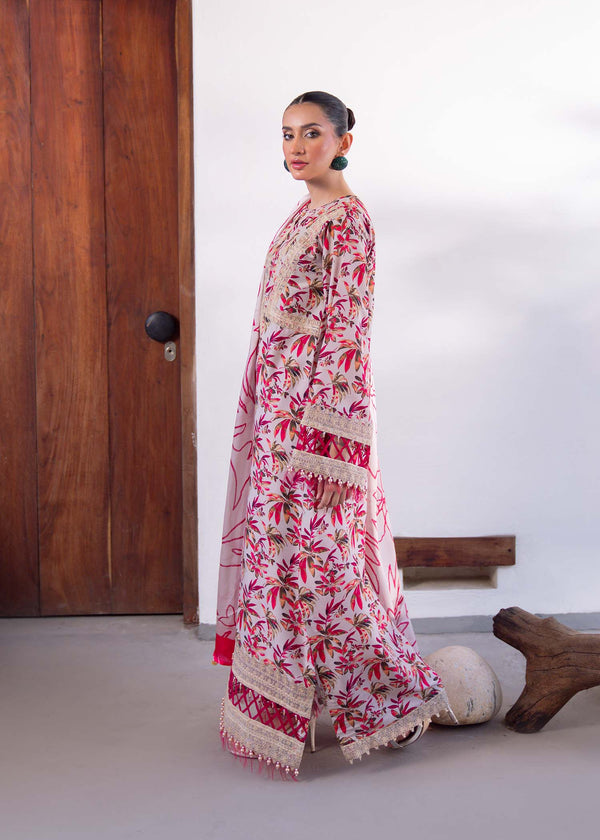 Myeesha | Lamhay Luxury Lawn 25 | Gulab - Official Myeesha stockist in UK - Sakeena London