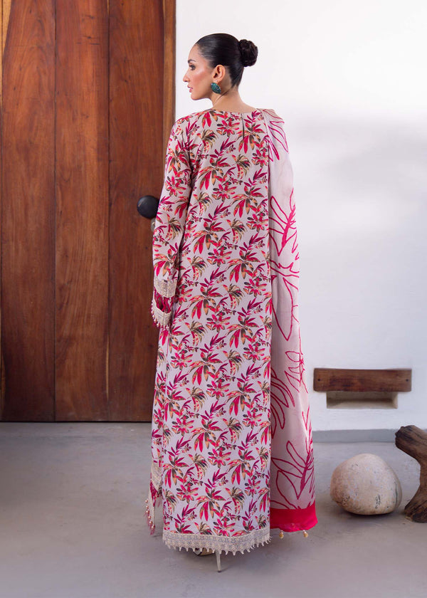 Myeesha | Lamhay Luxury Lawn 25 | Gulab - Official Myeesha stockist in UK - Sakeena London