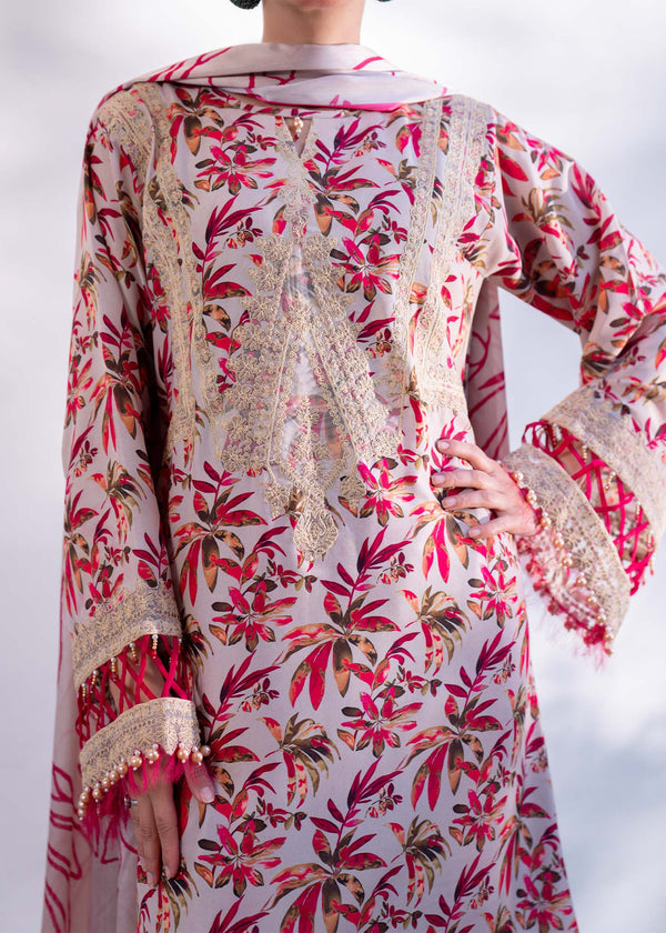 Myeesha | Lamhay Luxury Lawn 25 | Gulab - Official Myeesha stockist in UK - Sakeena London