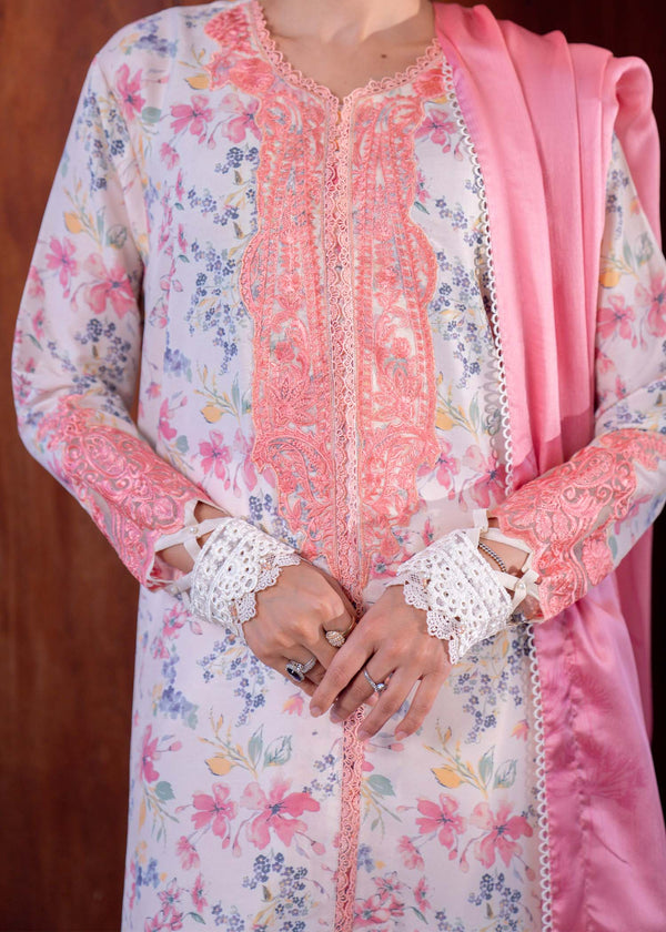 Myeesha | Lamhay Luxury Lawn 25 | Nazneen - Official Myeesha stockist in UK - Sakeena London
