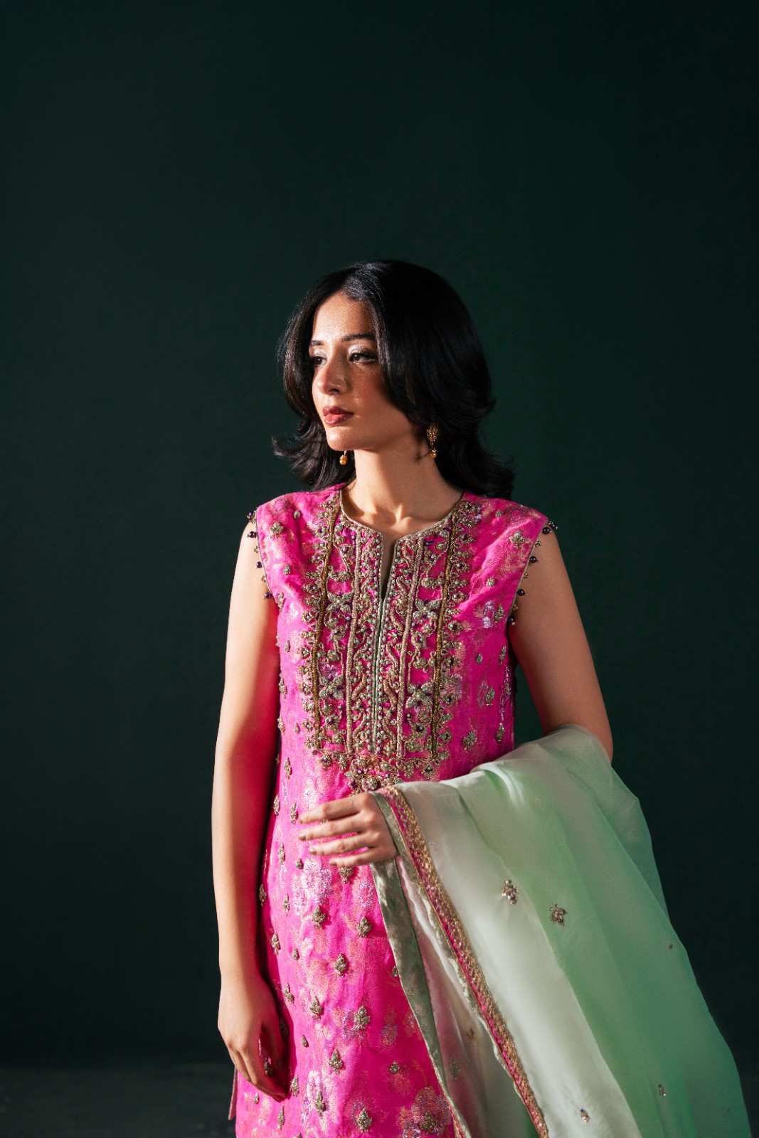 Malook | Dhanak Formals | Cotton Candy - Official Malook stockist in UK - Sakeena London