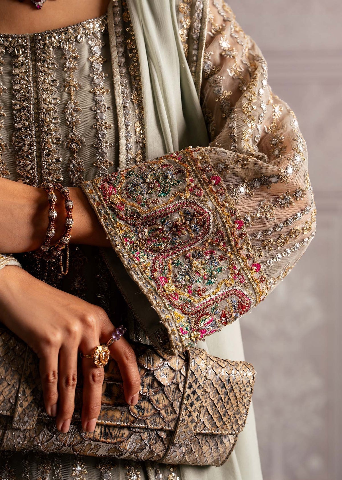 Mahgul | Echoes of Elara | Mint Gold - Official Mahgul stockist in UK - Sakeena London