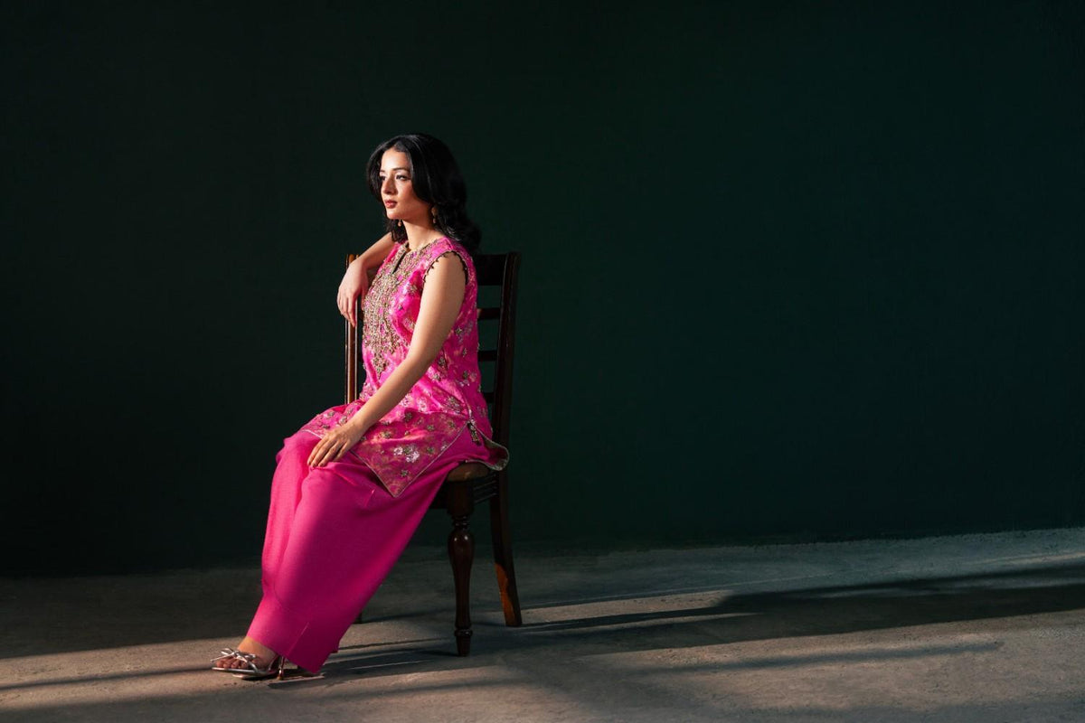 Malook | Dhanak Formals | Cotton Candy - Official Malook stockist in UK - Sakeena London