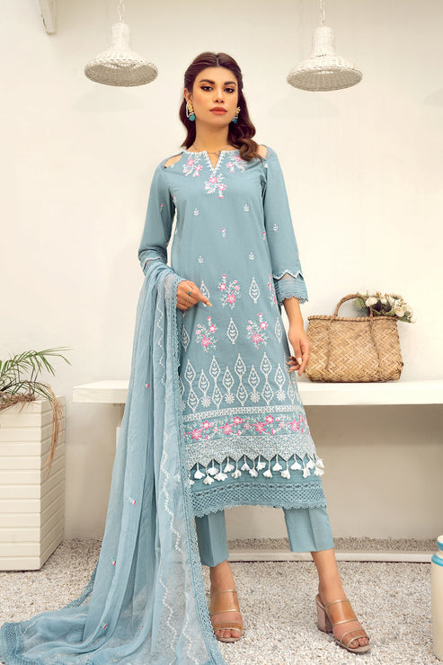 Kross Kulture | Parishay Luxury Collection | Sapphire UN-00700 - Official Kross Kulture stockist in UK - Sakeena London