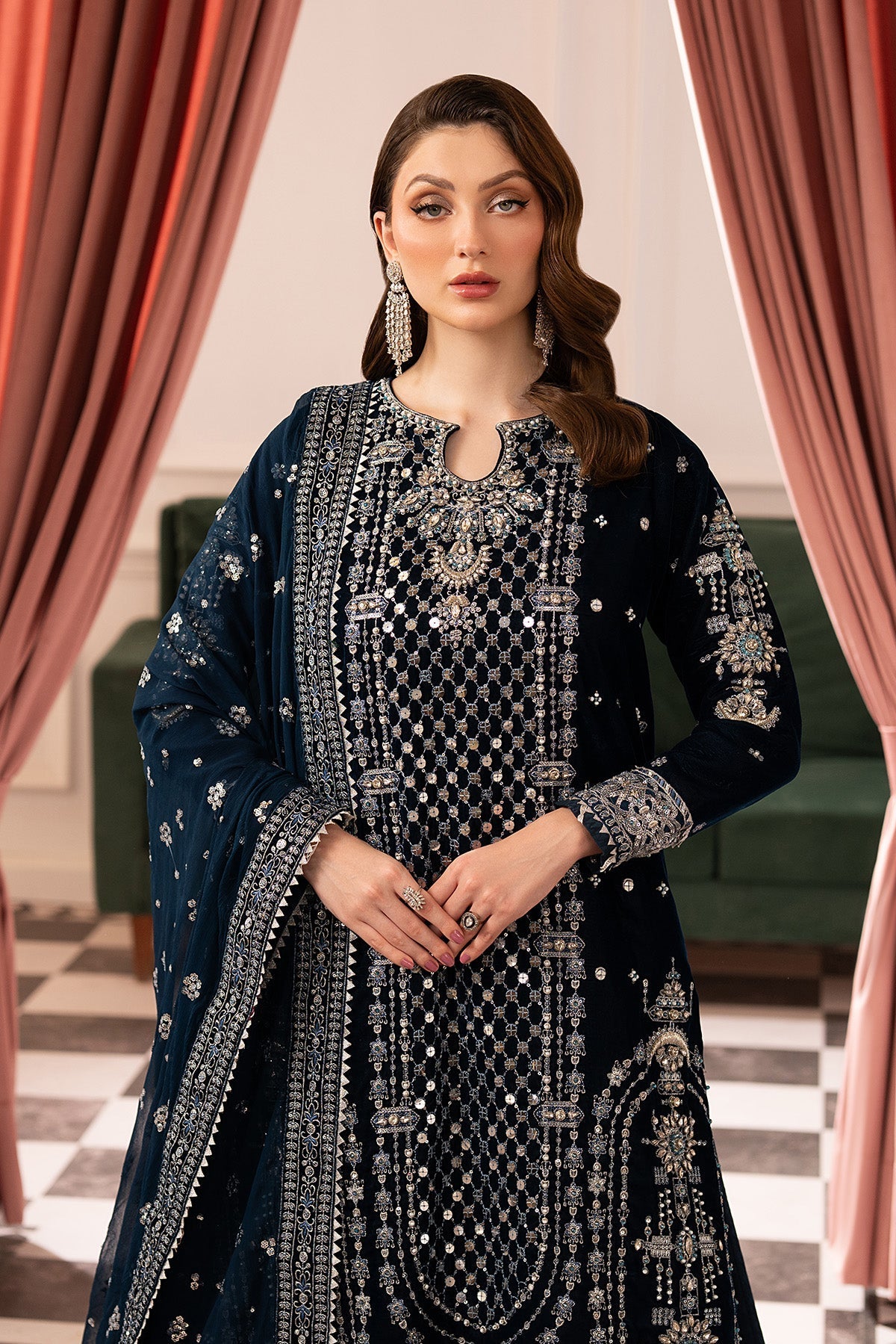 Raeesa Premium | Noirah Velvet | NV-002 - Official Raeesa Premium stockist in UK - Sakeena London