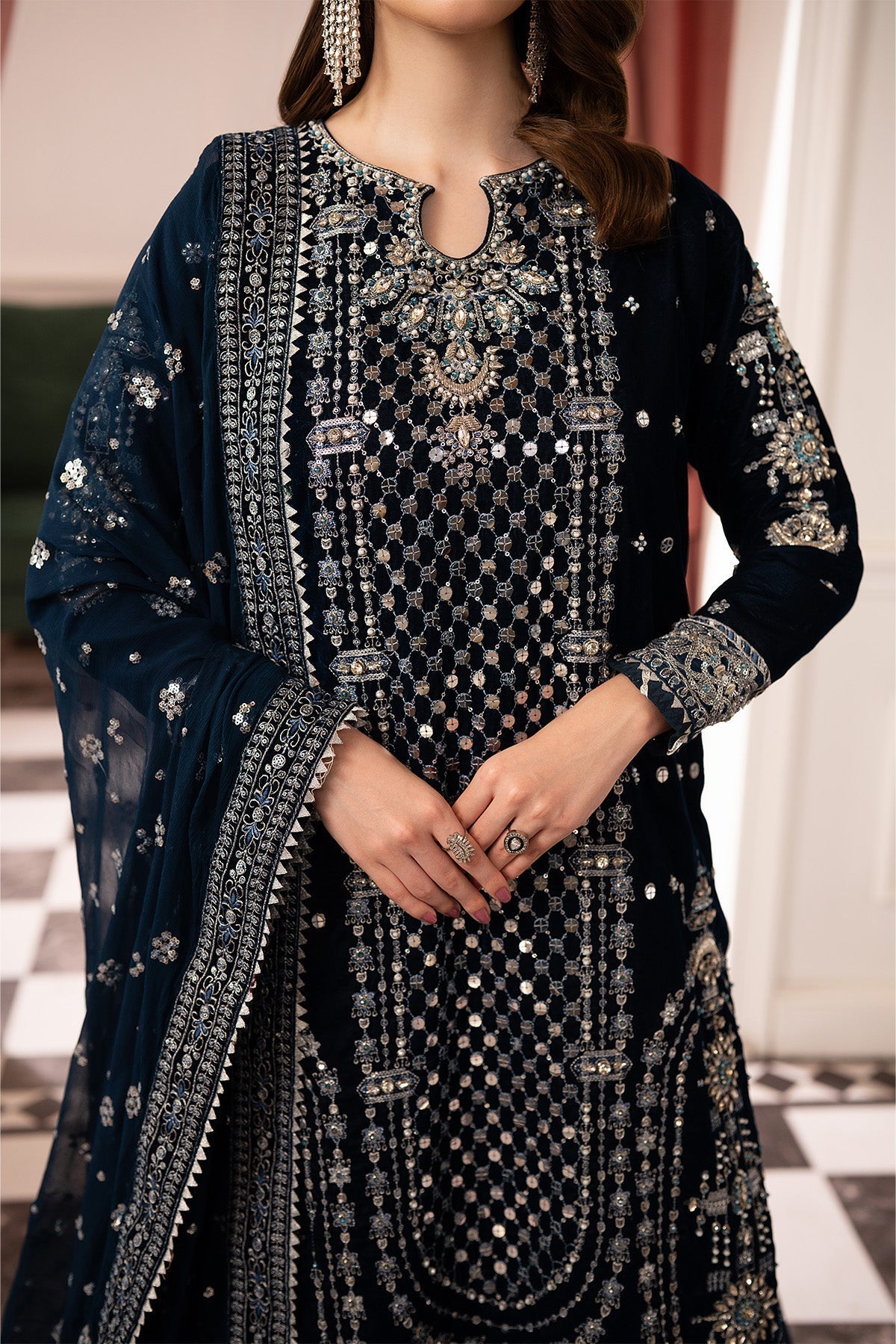 Raeesa Premium | Noirah Velvet | NV-002 - Official Raeesa Premium stockist in UK - Sakeena London