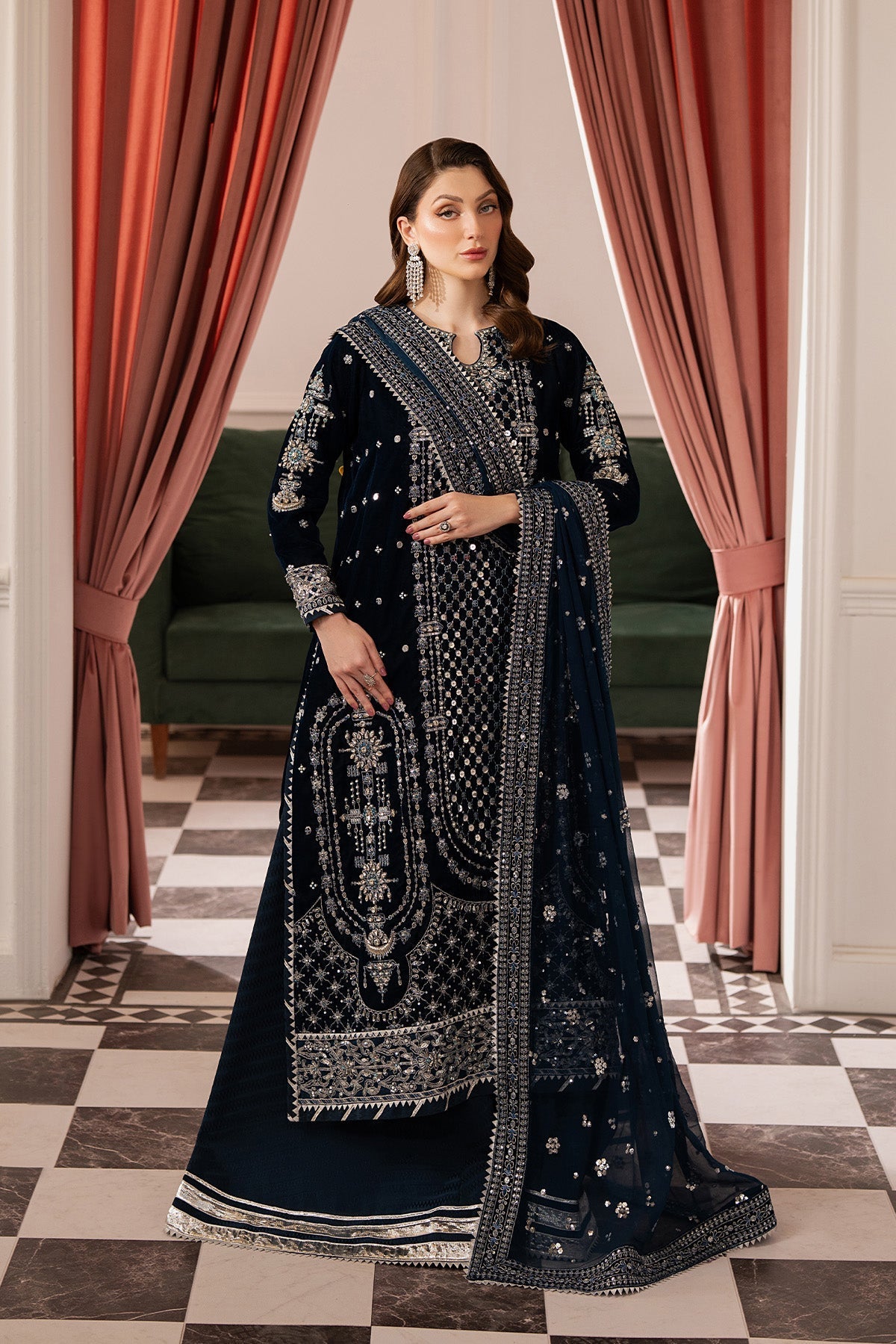 Raeesa Premium | Noirah Velvet | NV-002 - Official Raeesa Premium stockist in UK - Sakeena London