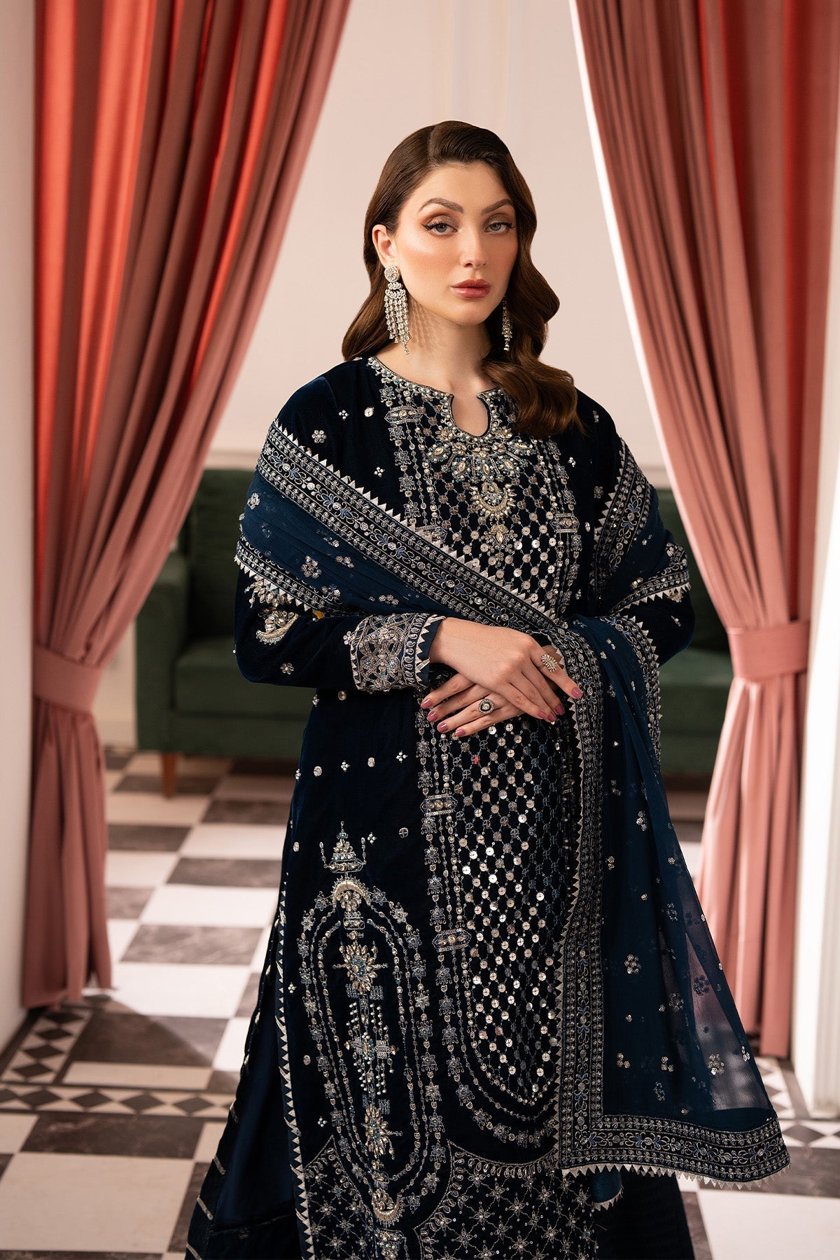 Raeesa Premium | Noirah Velvet | NV-002 - Official Raeesa Premium stockist in UK - Sakeena London
