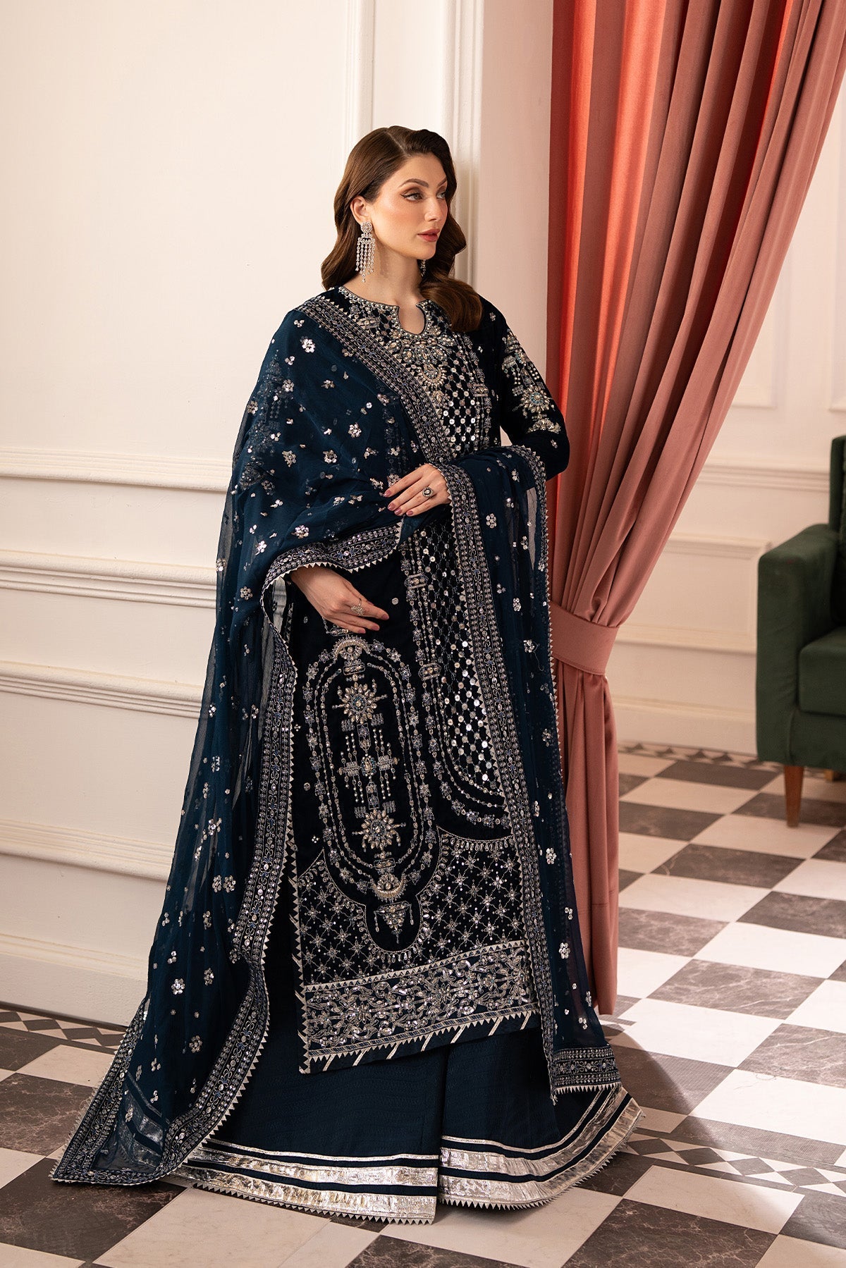 Raeesa Premium | Noirah Velvet | NV-002 - Official Raeesa Premium stockist in UK - Sakeena London
