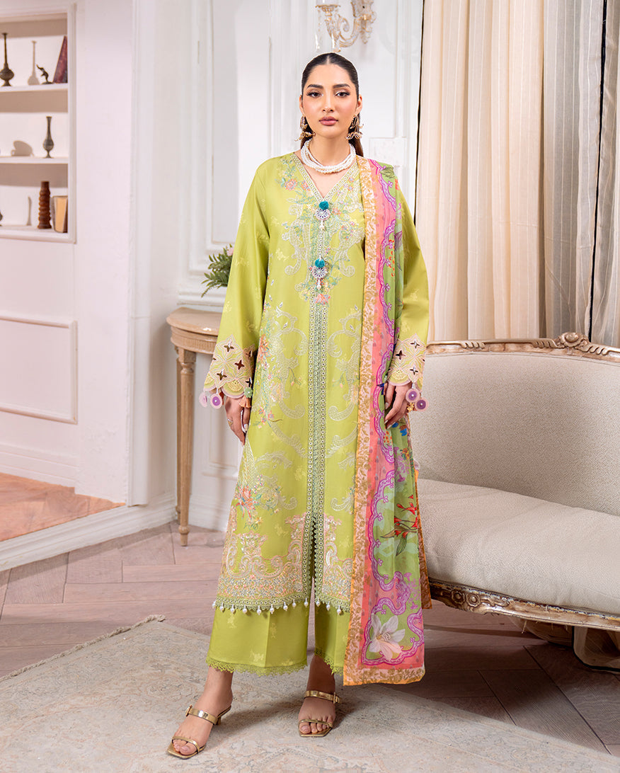 Roheenaz | Aezel Embroidered Cambric | Arven - Official Roheenaz stockist in UK - Sakeena London