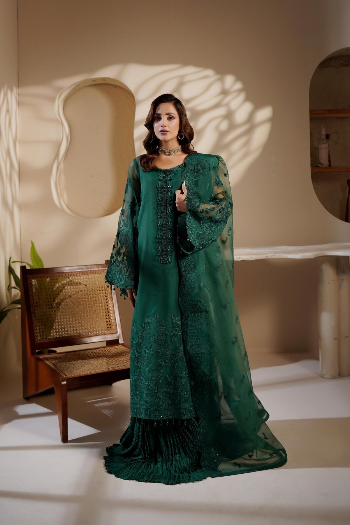 Maryams | Noir Luxe | MERSERA-NOR-1403 - Official Maryams stockist in UK - Sakeena London