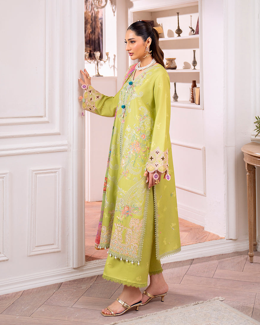 Roheenaz | Aezel Embroidered Cambric | Arven - Official Roheenaz stockist in UK - Sakeena London