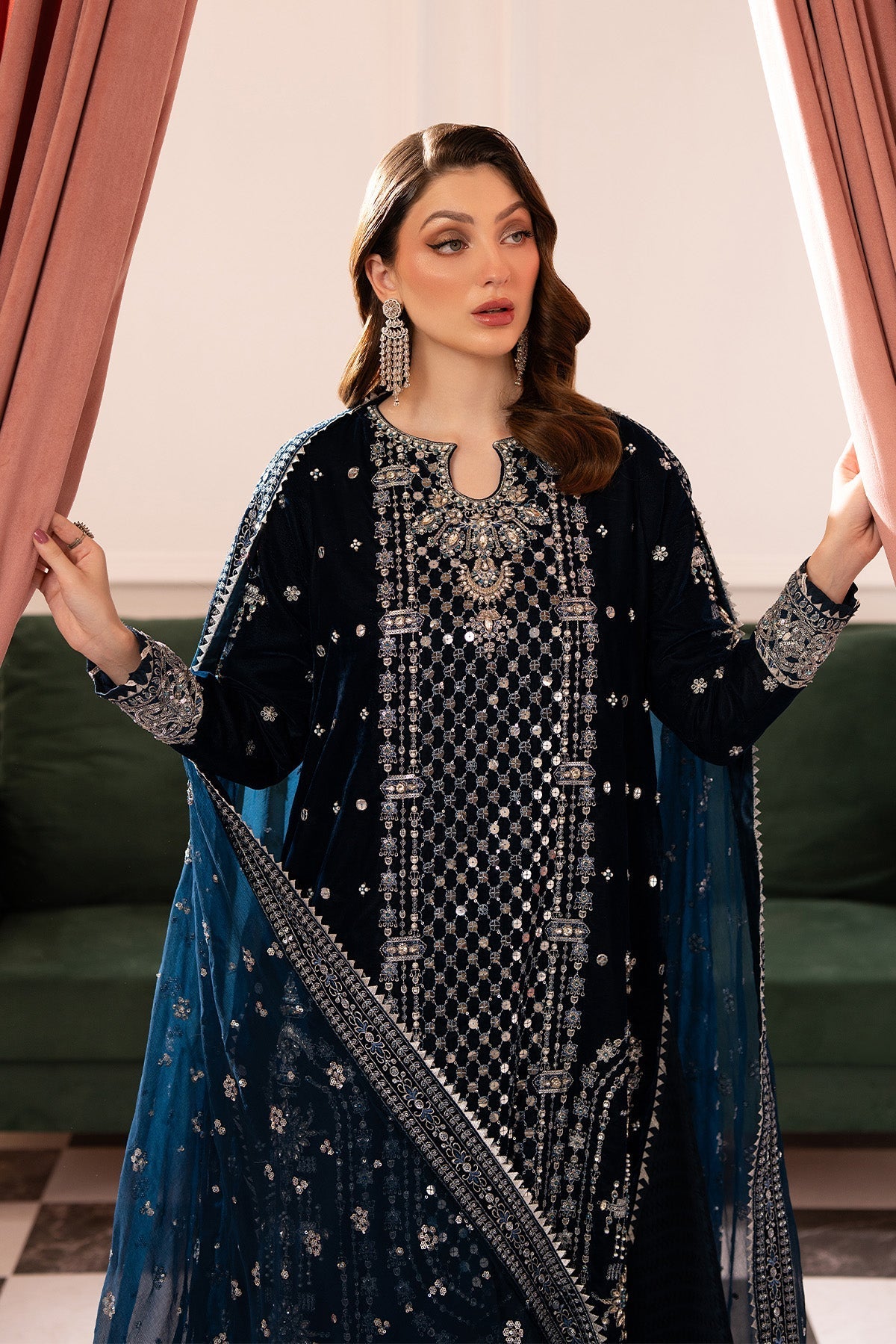 Raeesa Premium | Noirah Velvet | NV-002 - Official Raeesa Premium stockist in UK - Sakeena London