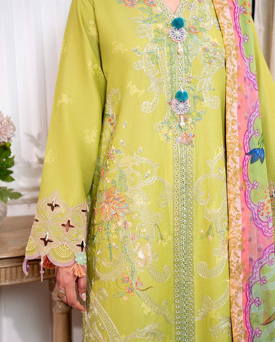 Roheenaz | Aezel Embroidered Cambric | Arven - Official Roheenaz stockist in UK - Sakeena London