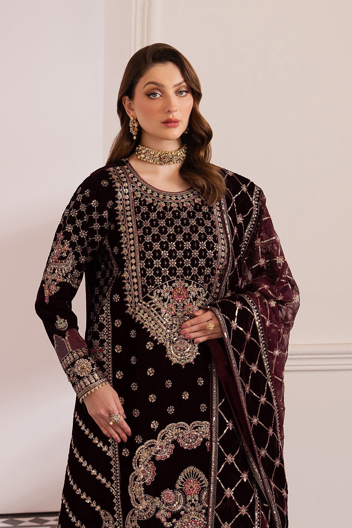 Raeesa Premium | Noirah Velvet | NV-003 - Official Raeesa Premium stockist in UK - Sakeena London