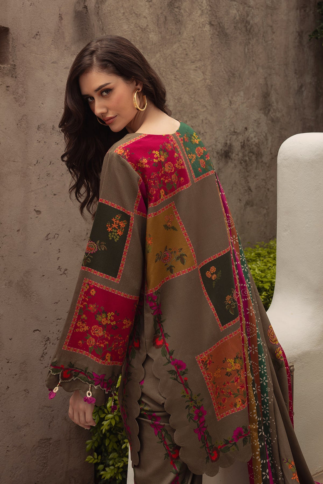 Charizma | C Prints Winter 25 | 3-PC Unstitched Printed Linen Collection CPW5-03 - Official Charizma stockist in UK - Sakeena London