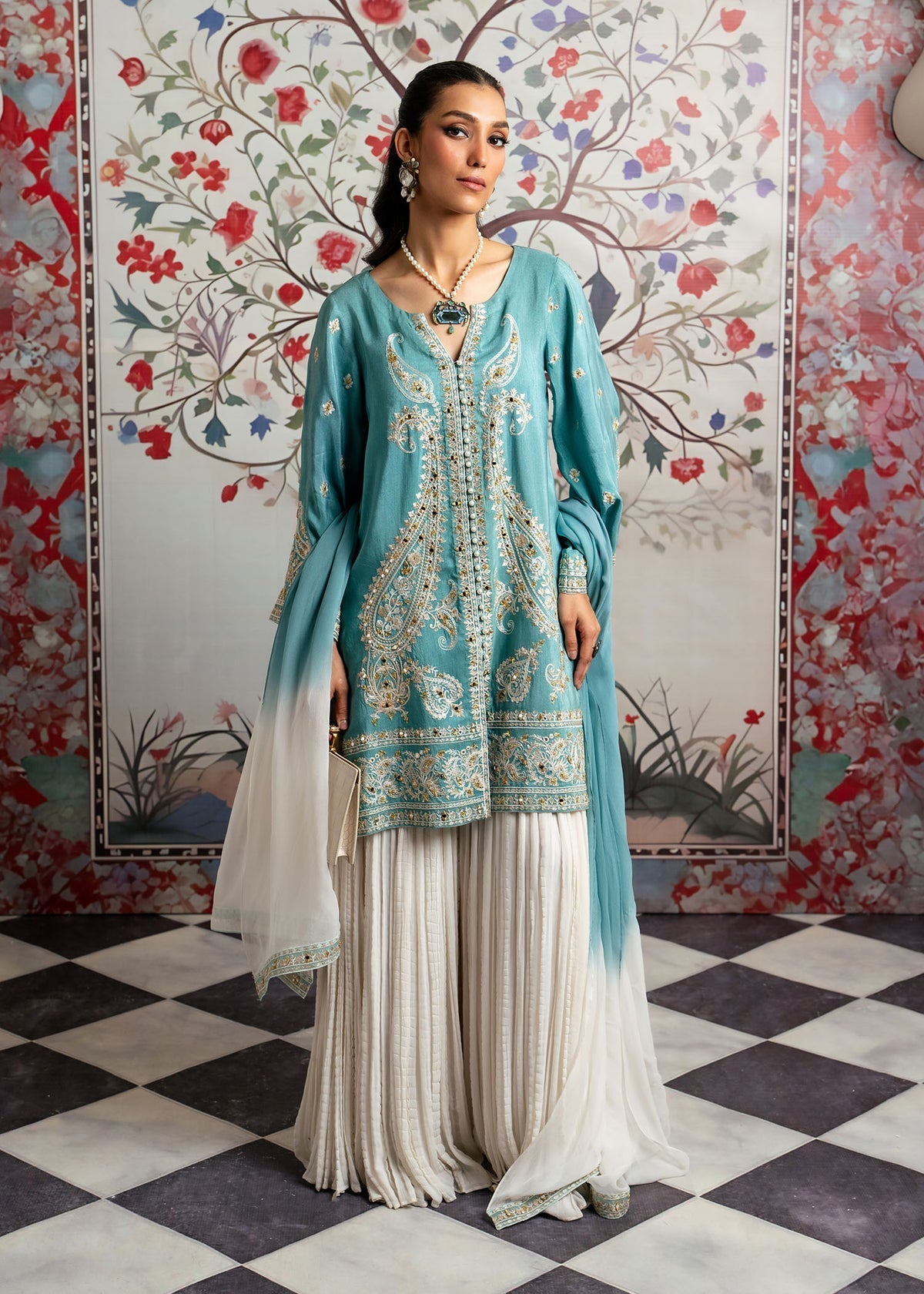 Mahgul | Echoes of Elara | Turqoise Dream - Official Mahgul stockist in UK - Sakeena London