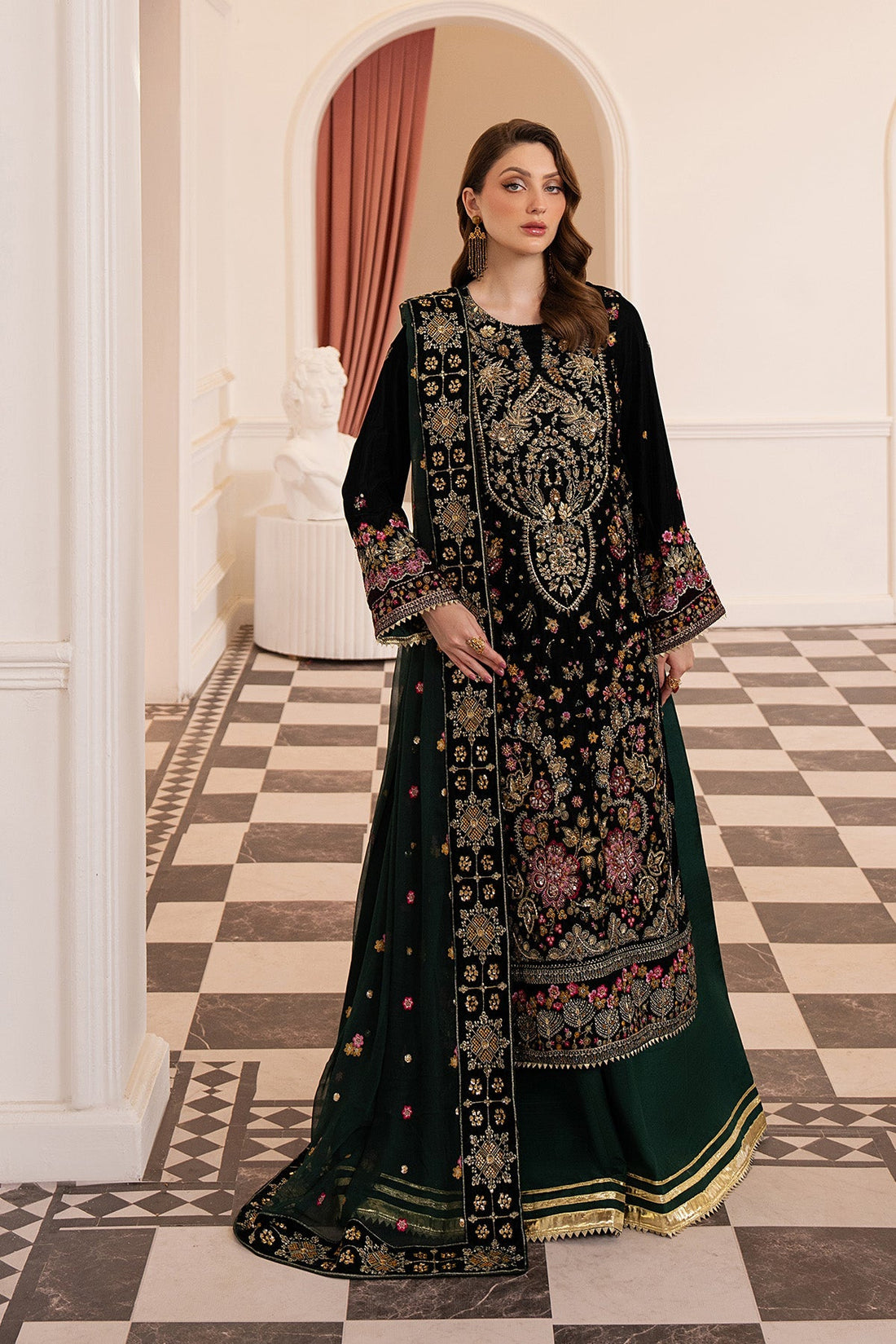 Raeesa Premium | Noirah Velvet | NV-004 - Official Raeesa Premium stockist in UK - Sakeena London