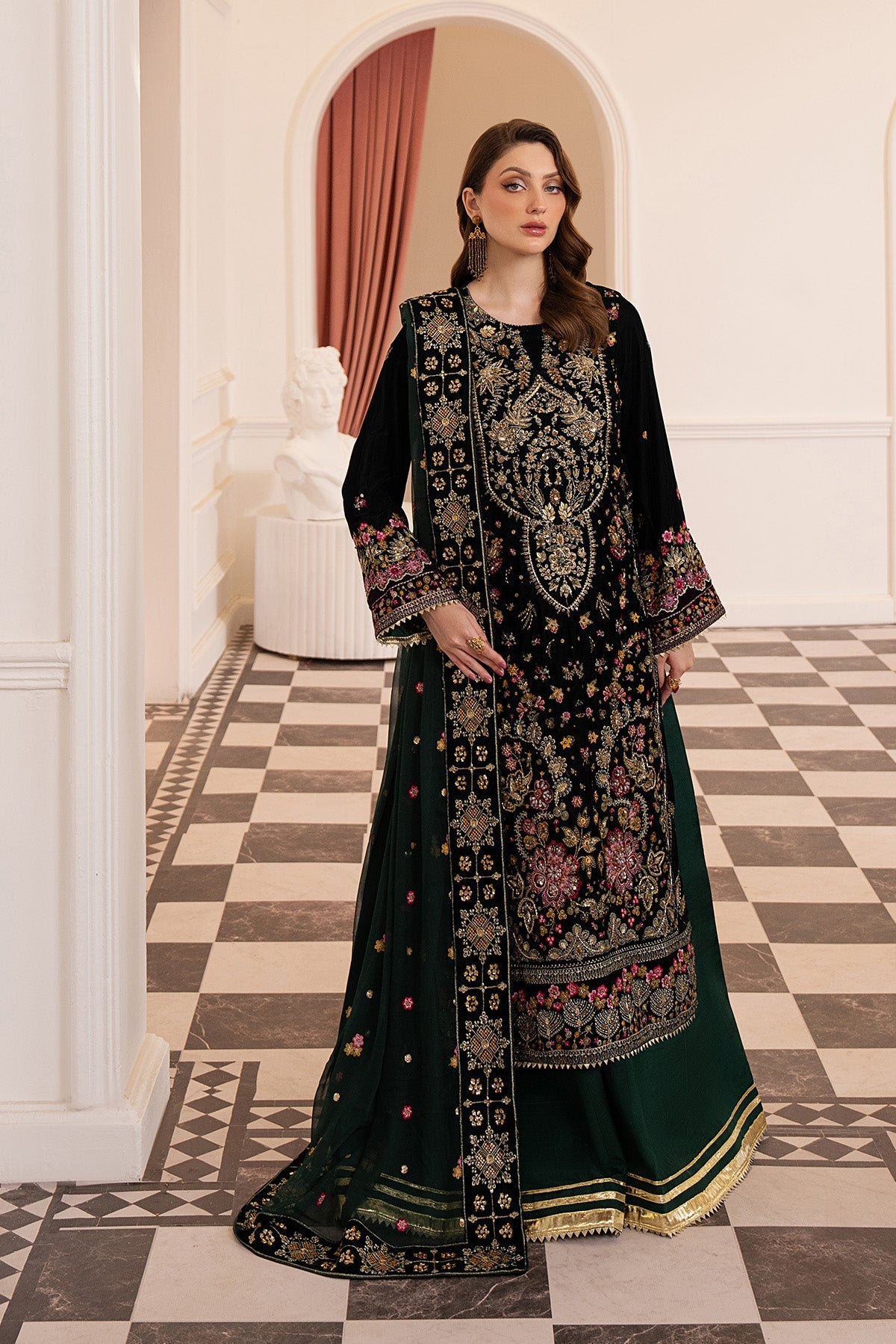 Raeesa Premium | Noirah Velvet | NV-004 - Official Raeesa Premium stockist in UK - Sakeena London