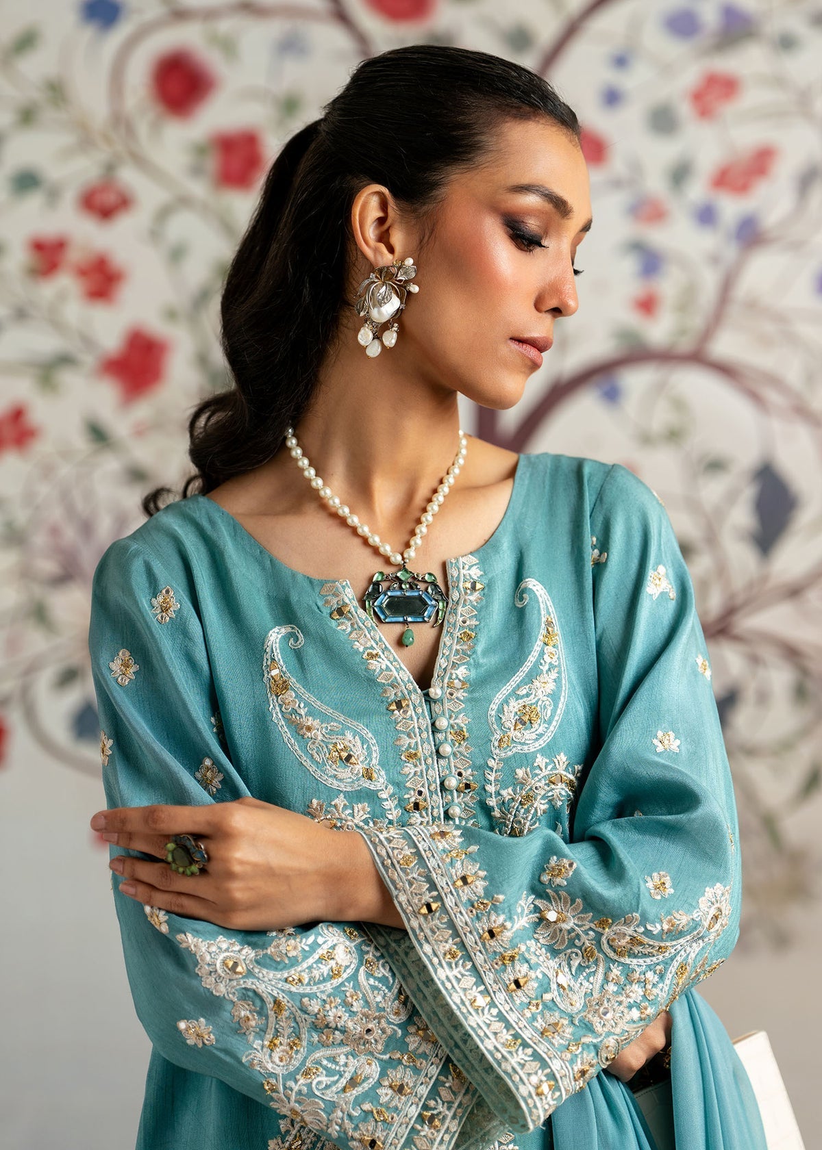 Mahgul | Echoes of Elara | Turqoise Dream - Official Mahgul stockist in UK - Sakeena London