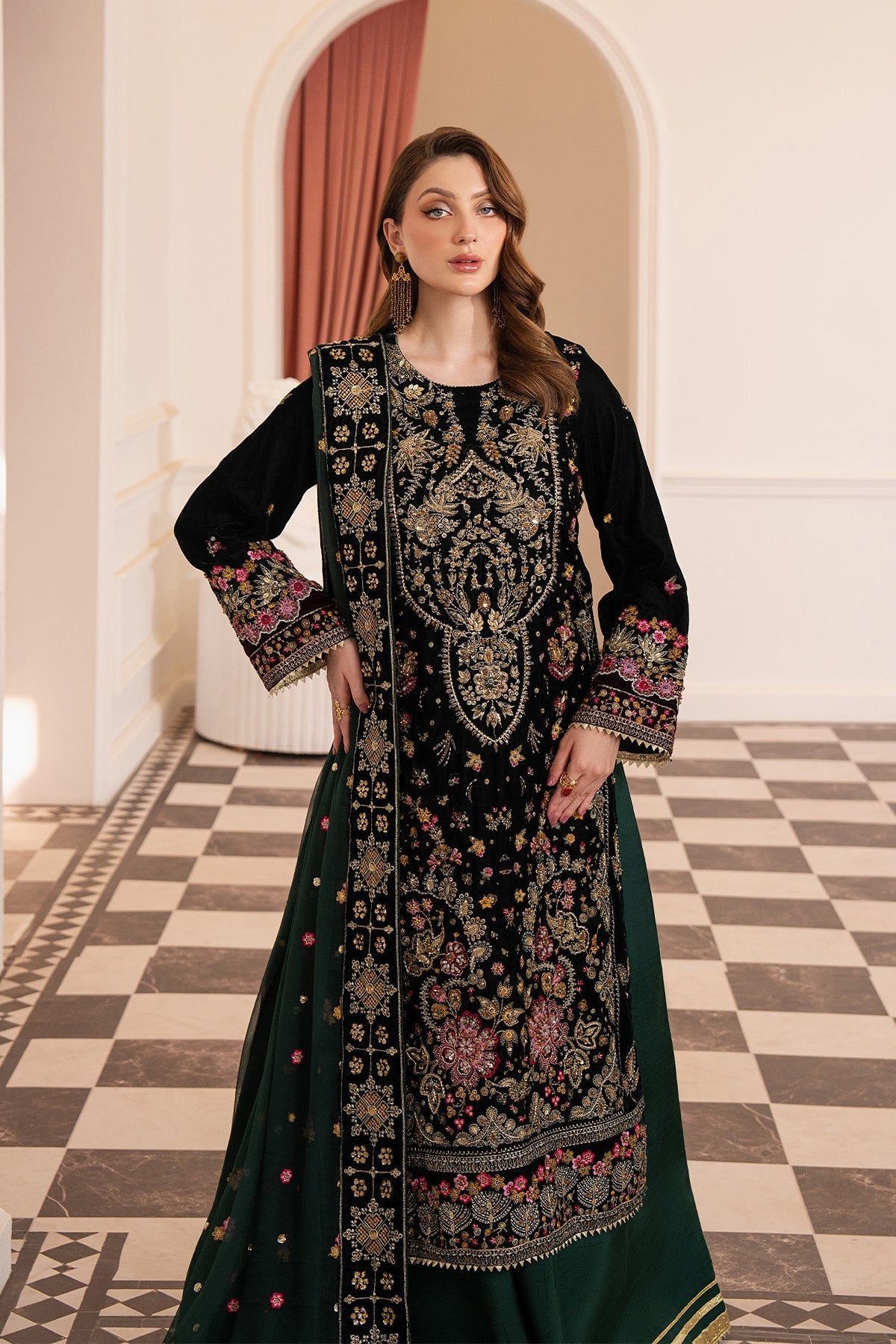 Raeesa Premium | Noirah Velvet | NV-004 - Official Raeesa Premium stockist in UK - Sakeena London