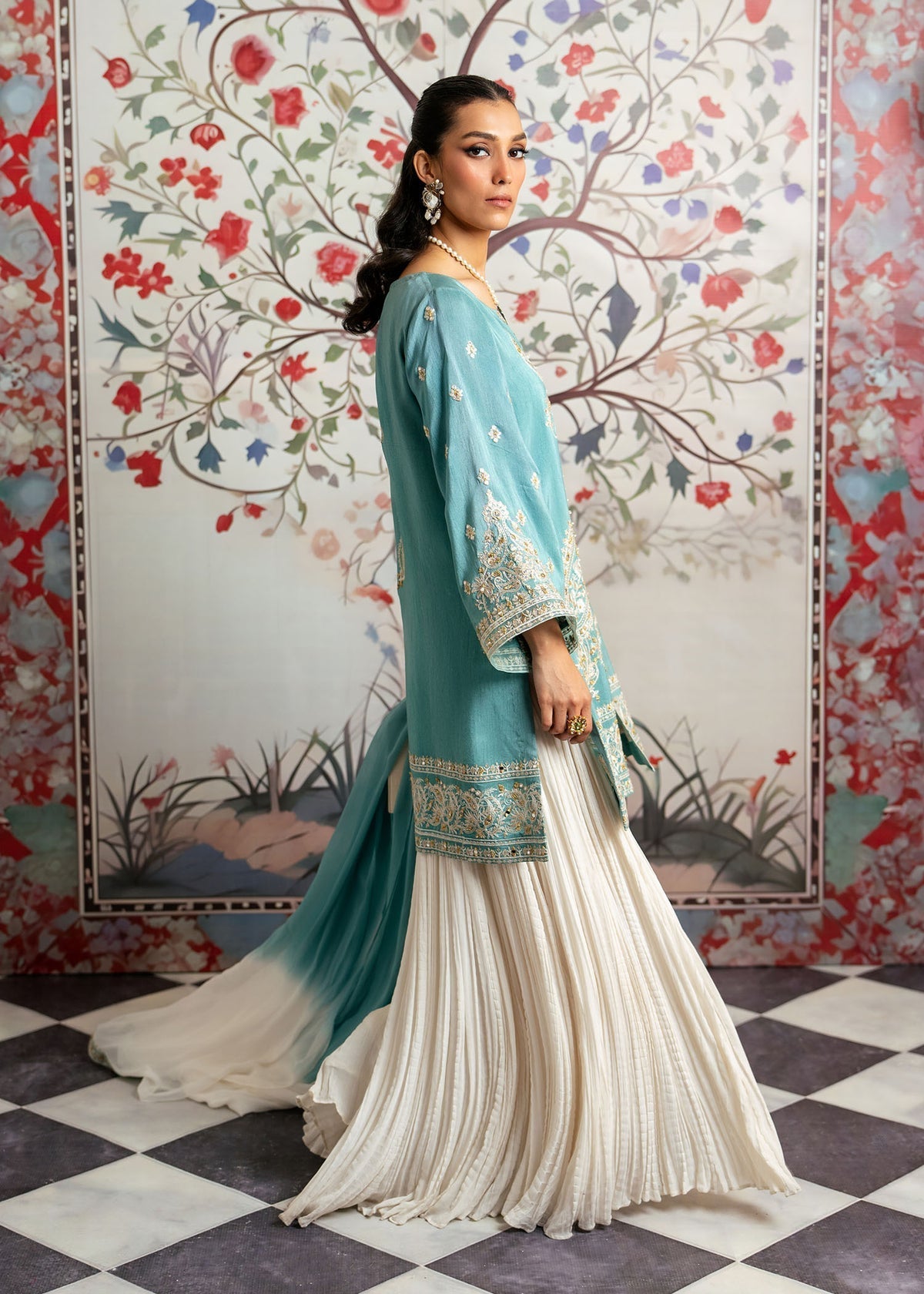 Mahgul | Echoes of Elara | Turqoise Dream - Official Mahgul stockist in UK - Sakeena London