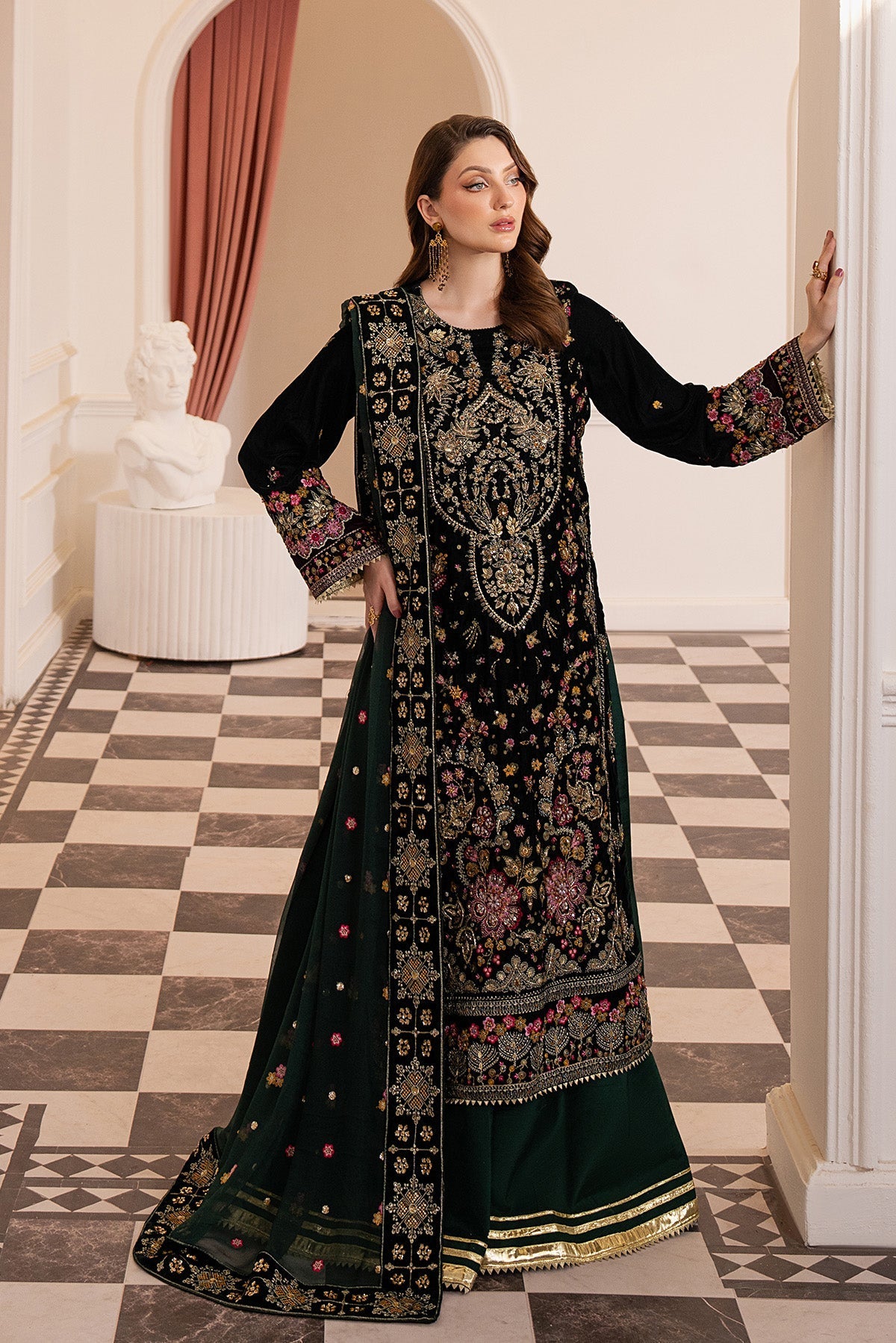 Raeesa Premium | Noirah Velvet | NV-004 - Official Raeesa Premium stockist in UK - Sakeena London