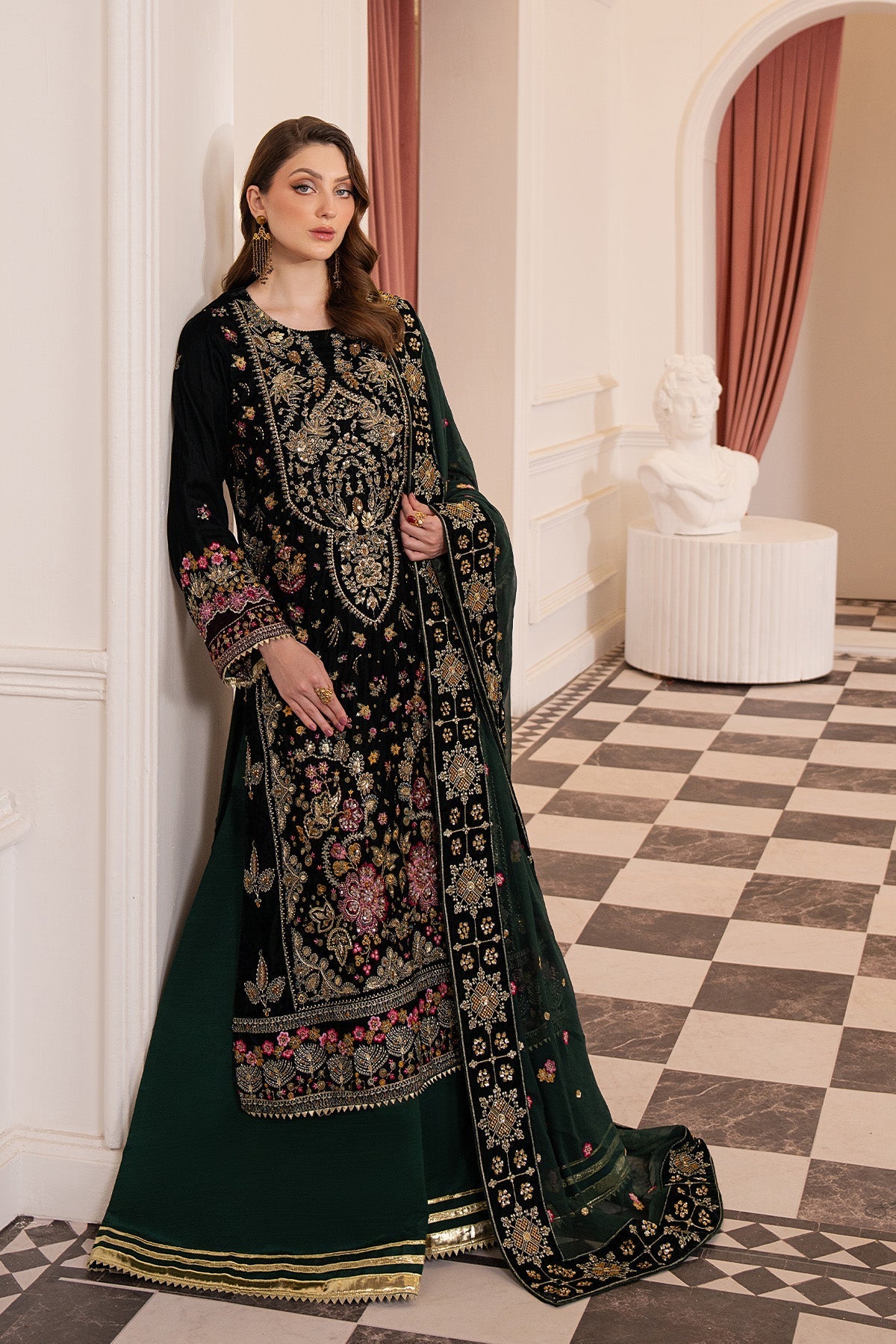 Raeesa Premium | Noirah Velvet | NV-004 - Official Raeesa Premium stockist in UK - Sakeena London