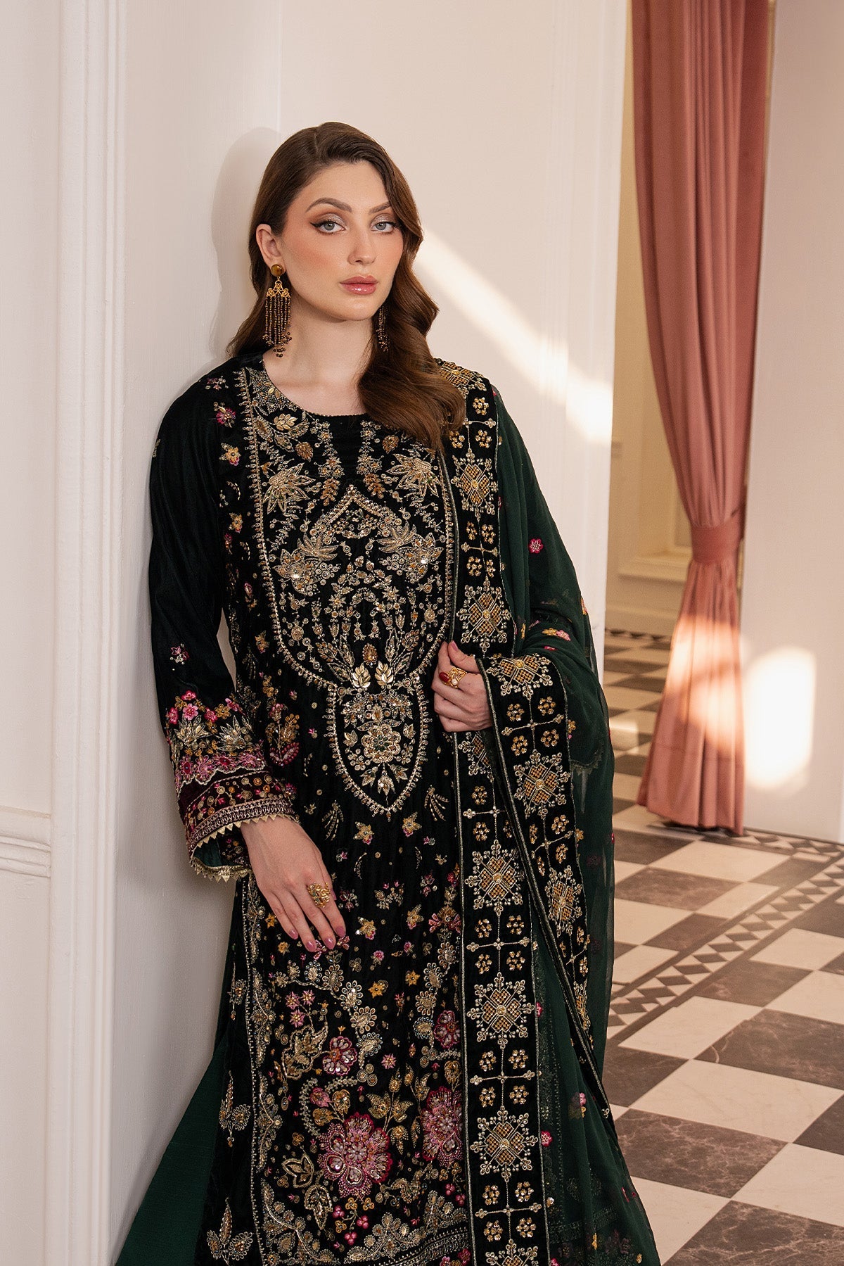 Raeesa Premium | Noirah Velvet | NV-004 - Official Raeesa Premium stockist in UK - Sakeena London