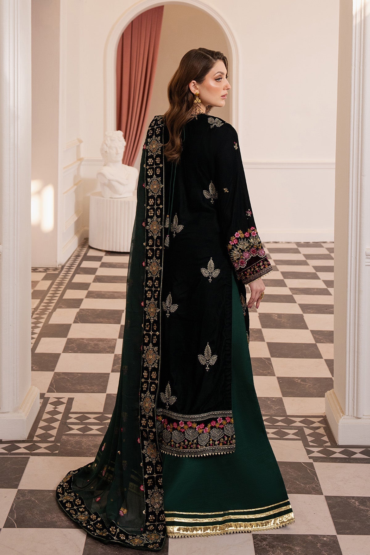 Raeesa Premium | Noirah Velvet | NV-004 - Official Raeesa Premium stockist in UK - Sakeena London